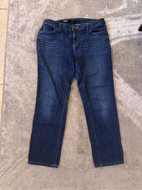 Dark Blue Women's Ankle Jeans